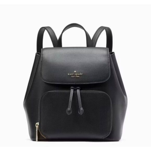 Kate Spade New York Handbags - KATE SPADE NEW YORK Darcy Black Leather Backpack